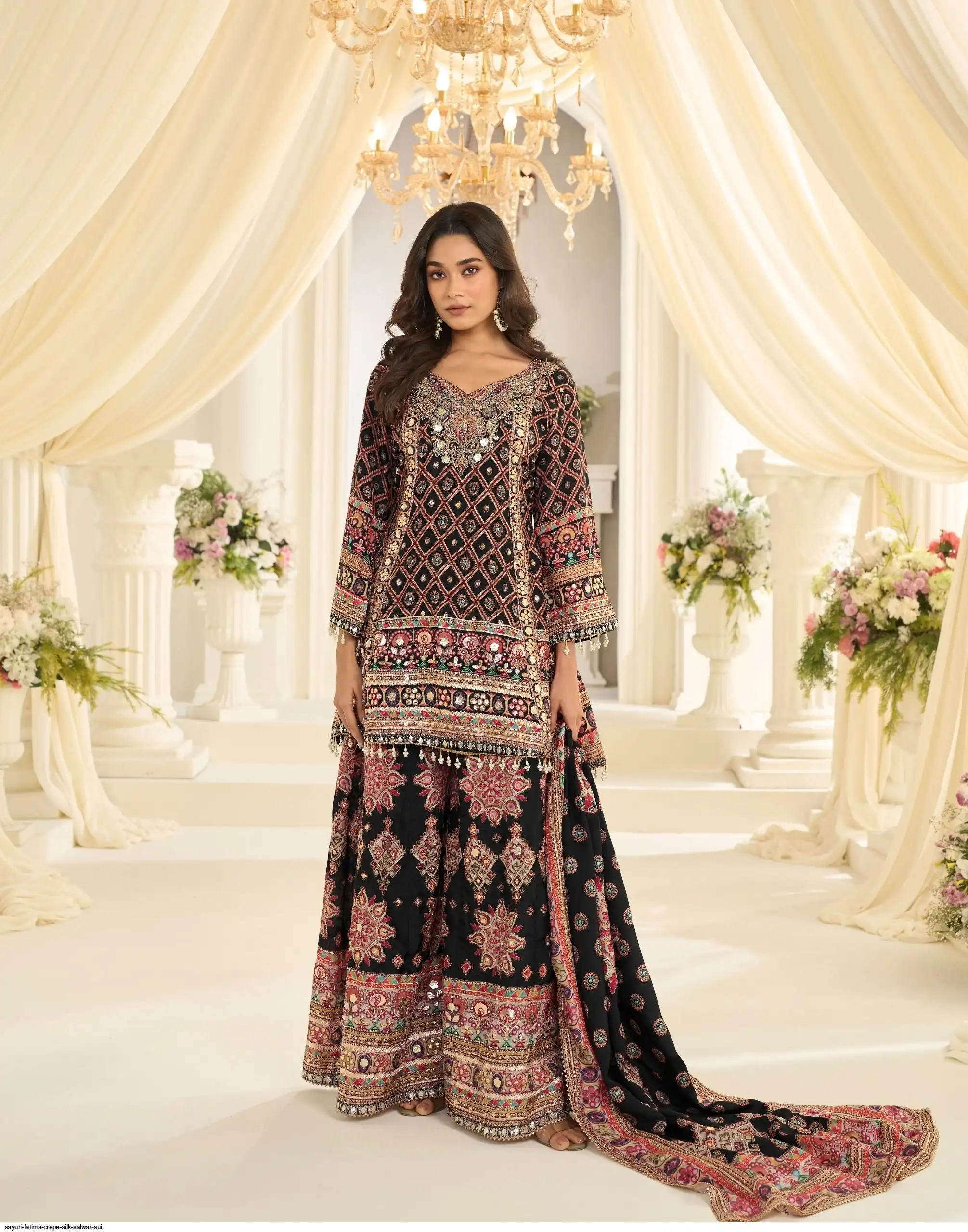 SAYURI FATIMA CREPE SILK SALWAR SUIT 10258