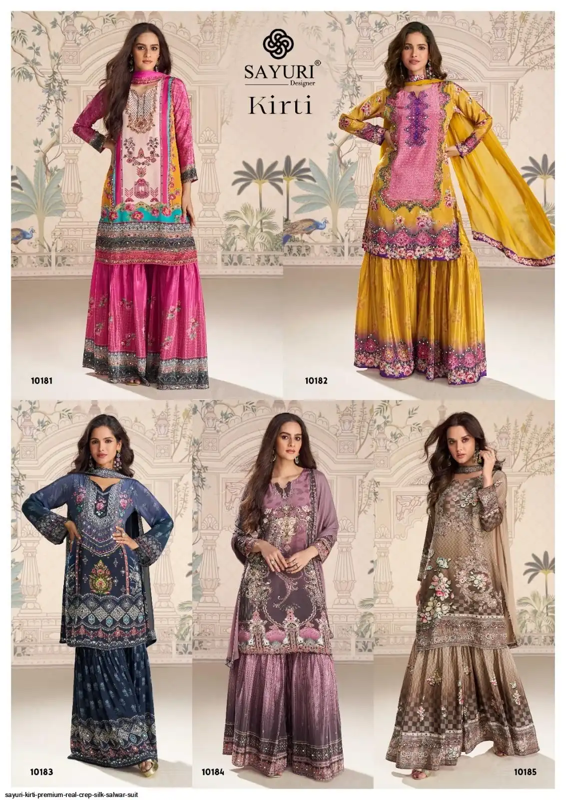 SAYURI KIRTI PREMIUM REAL CREP SILK SALWAR SUIT