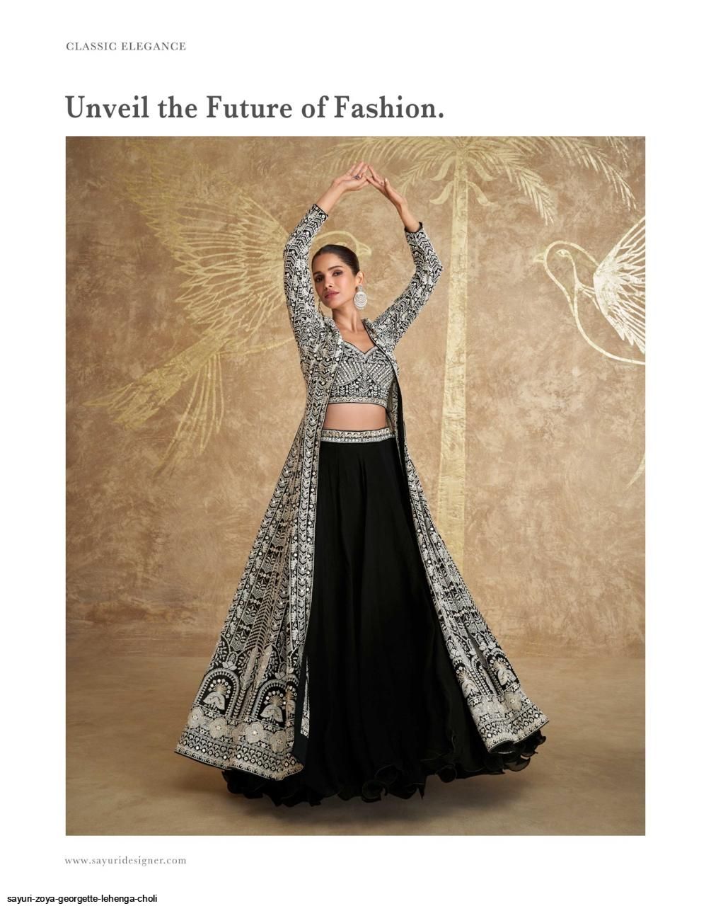 SAYURI ZOYA GEORGETTE LEHENGA CHOLI 5626