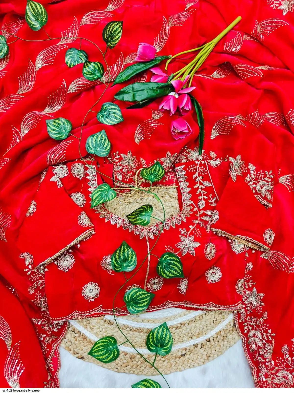 SC 1021ELEGANT SILK SAREE B