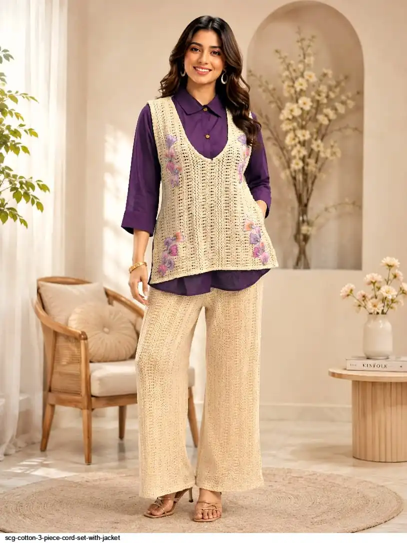 SCG COTTON CORD SET WITH JACKET B