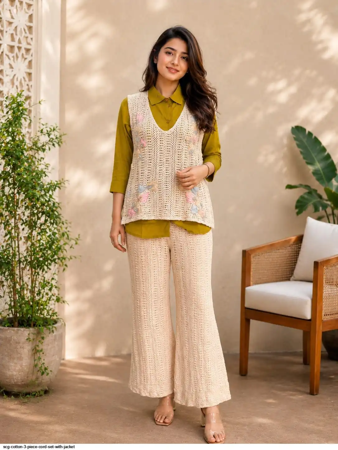 SCG COTTON CORD SET WITH JACKET A