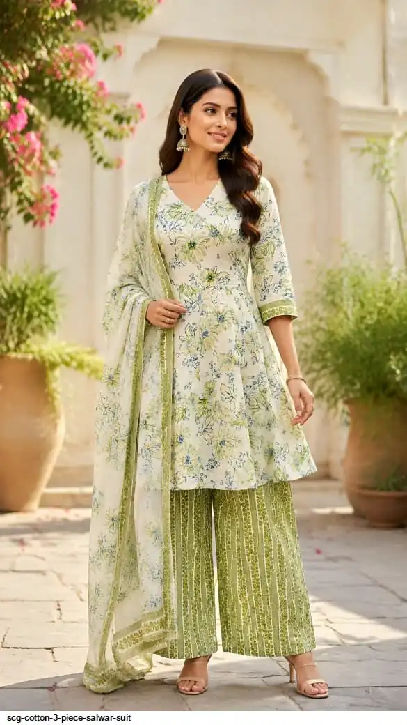 SCG COTTON 3 PIECE SALWAR SUIT C