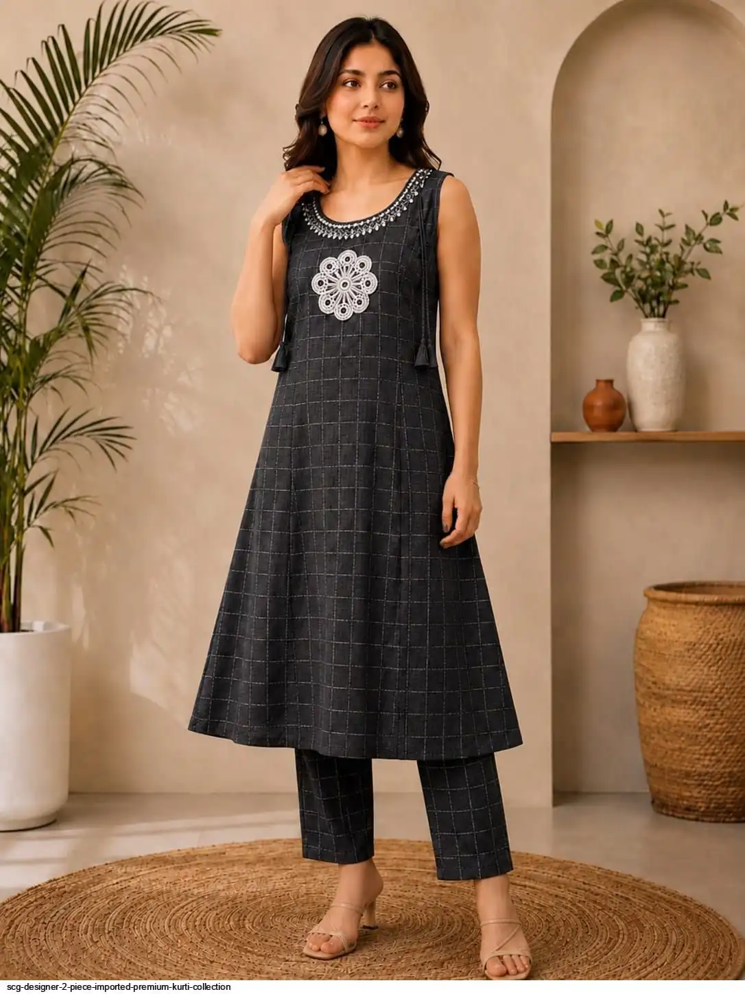 SCG DESIGNER 2 PIECE IMPORTED PREMIUM KURTI COLLECTION C