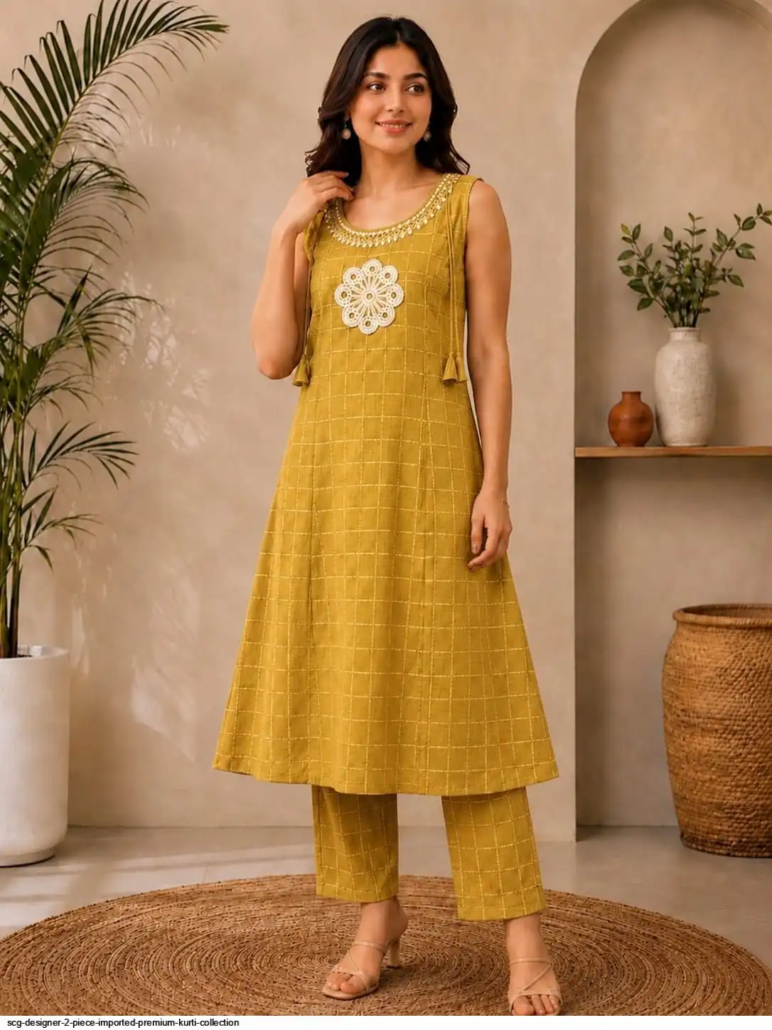 SCG DESIGNER 2 PIECE IMPORTED PREMIUM KURTI COLLECTION G