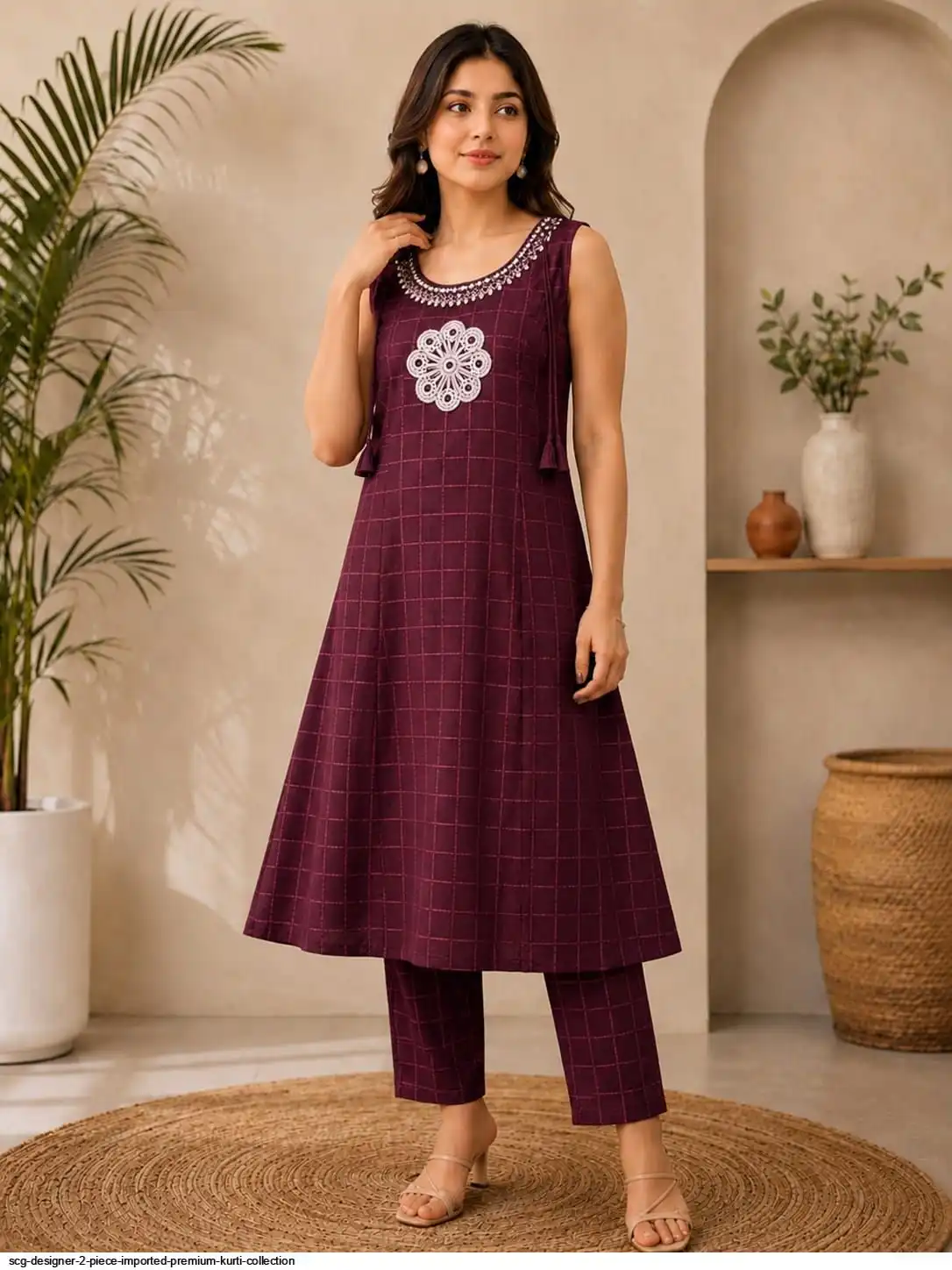 SCG DESIGNER 2 PIECE IMPORTED PREMIUM KURTI COLLECTION E