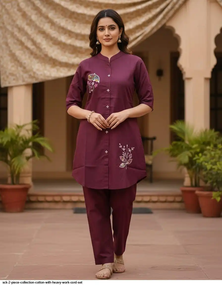 SCK 2 PIECE COLLECTION COTTON WITH HEAVY WORK CORD SET A
