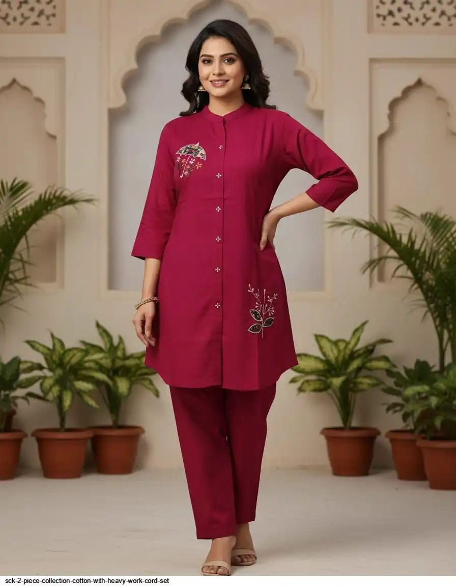 SCK 2 PIECE COLLECTION COTTON WITH HEAVY WORK CORD SET B