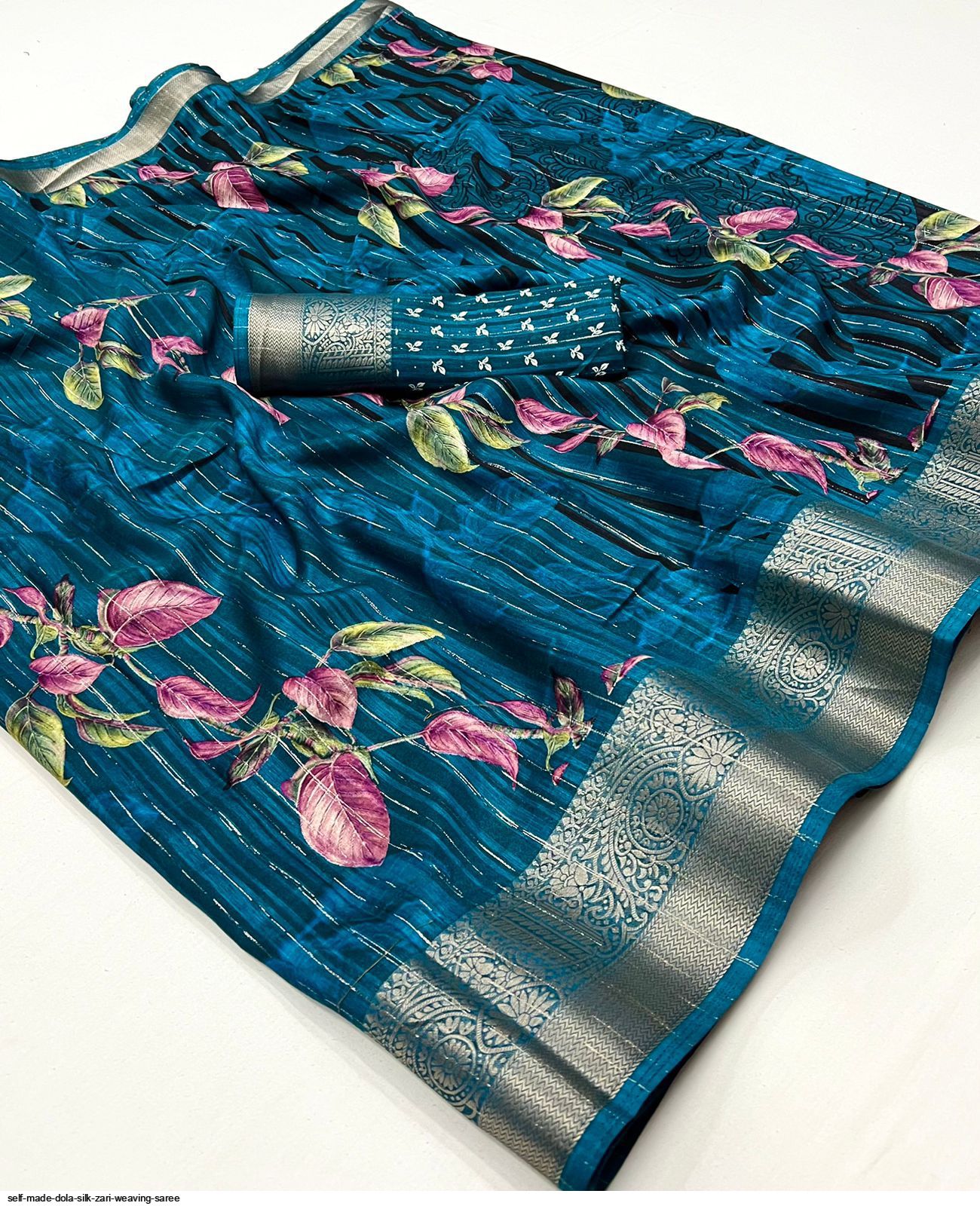 Self Made DOLA SILK ZARI WEAVING SAREE