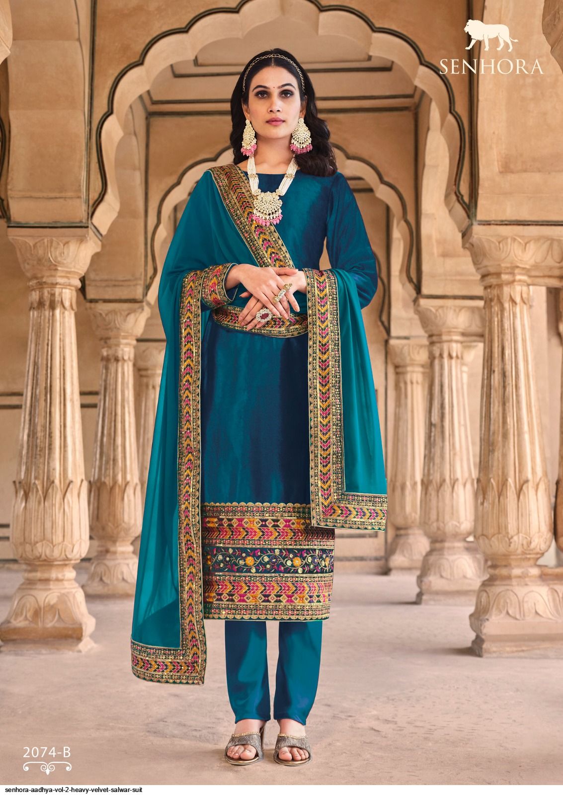 Velvet salwar sale suits for ladies