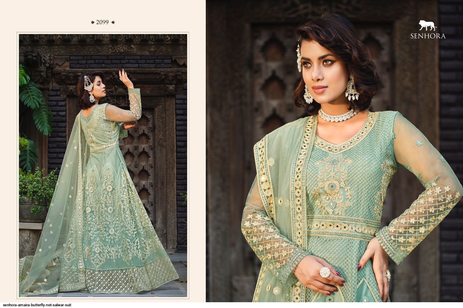 Bottle Green Colour Senhora Sharmin New Latest Designer Party Wear Pure  Butterfly Net Salwar Suit Collection 2067 - The Ethnic World