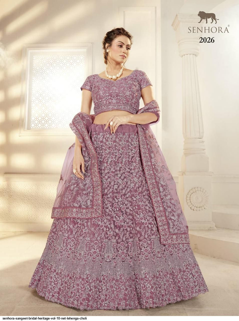 SENHORA SANGEET BRIDAL HERITAGE VOL 10 net lehenga choli