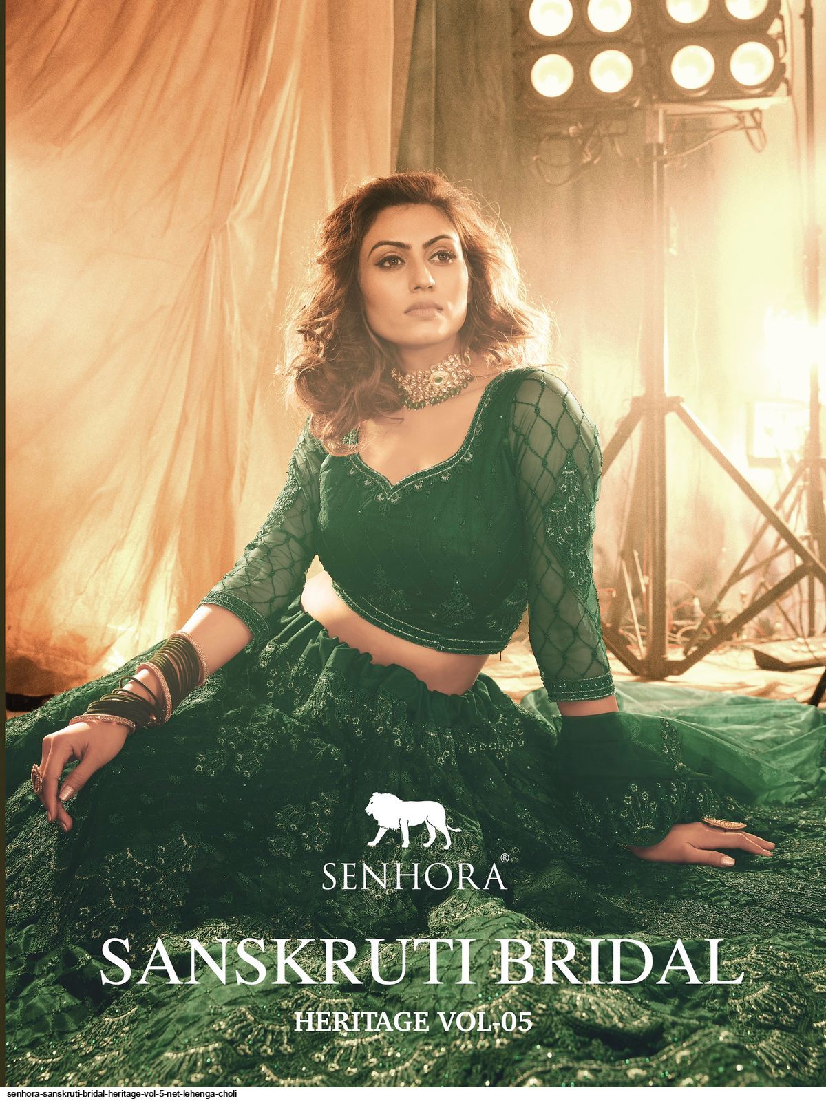 SENHORA SANSKRUTI BRIDAL HERITAGE VOL 5 NET LEHENGA CHOLI