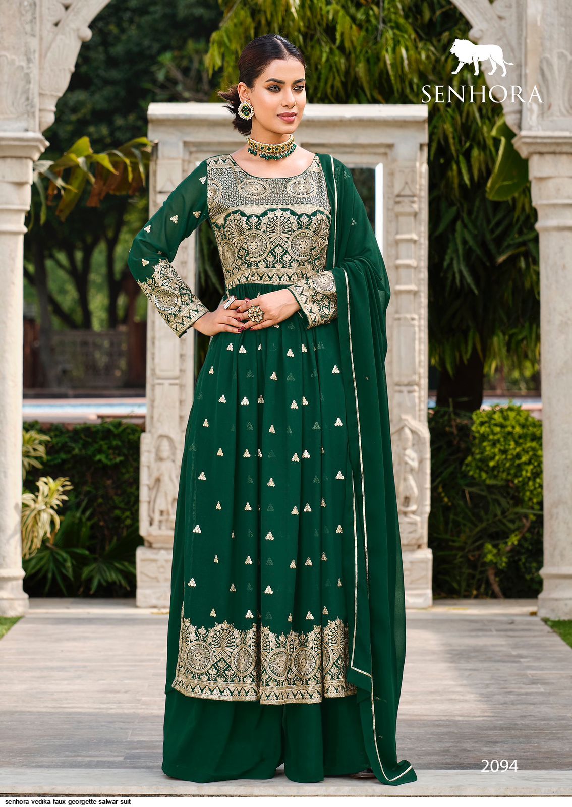 SENHORA VEDIKA FAUX GEORGETTE SALWAR SUIT 2094