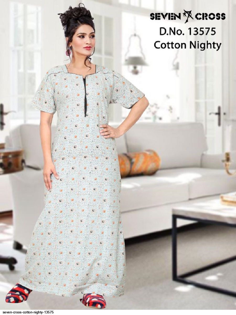 Buy Glorious DE75 Taran Cotton Nighty Online