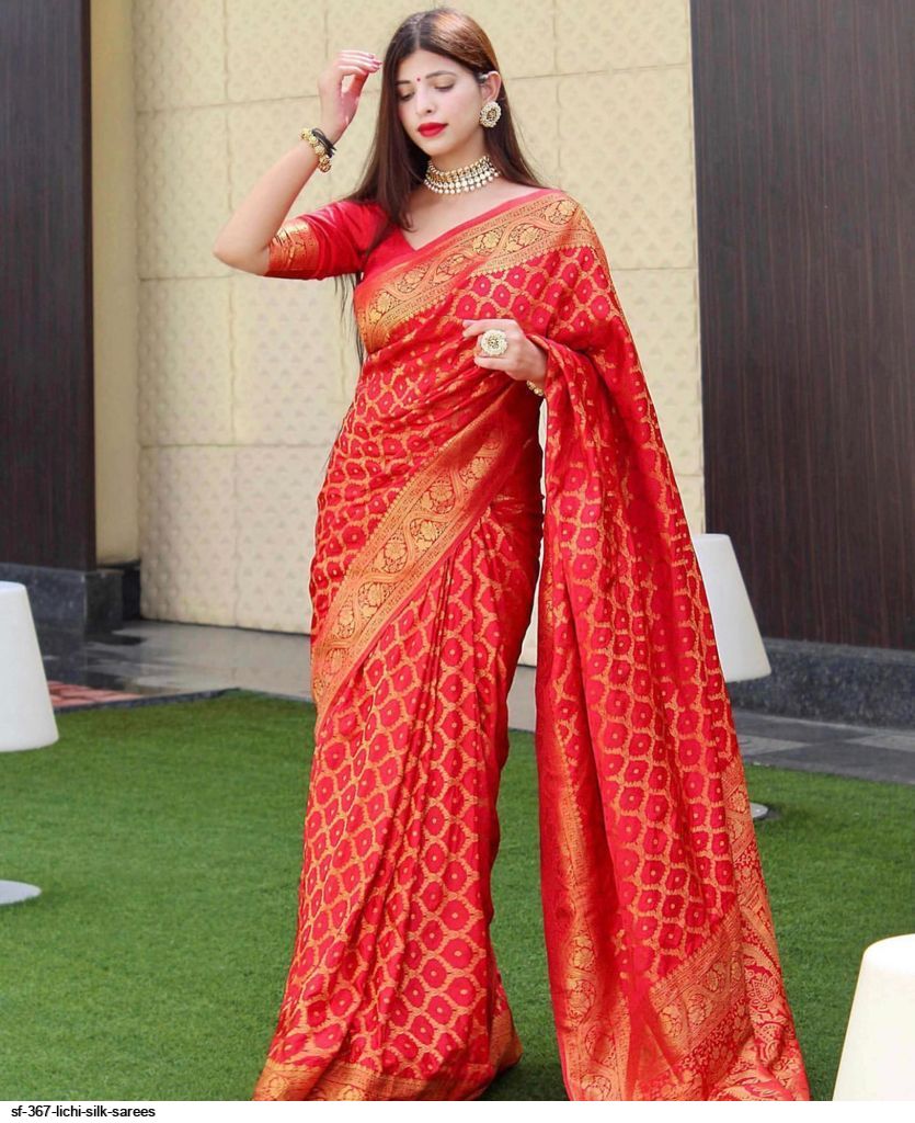 SF 367 LICHI SILK SAREES