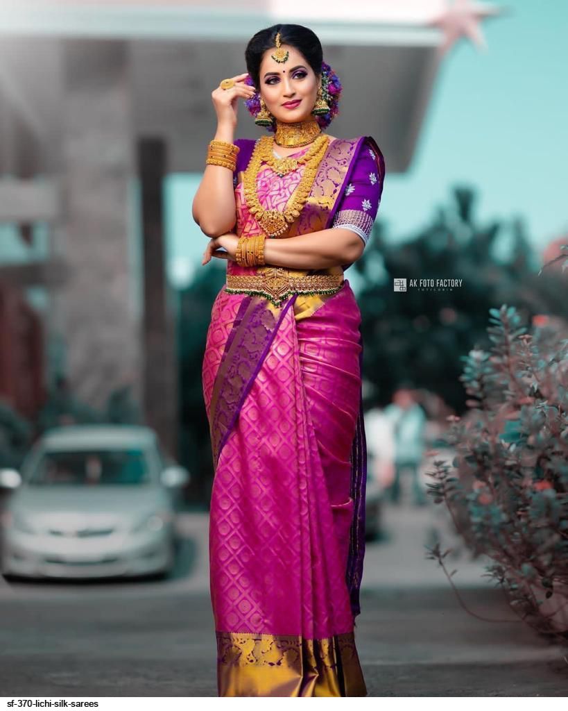 SF 370 LICHI SILK SAREES