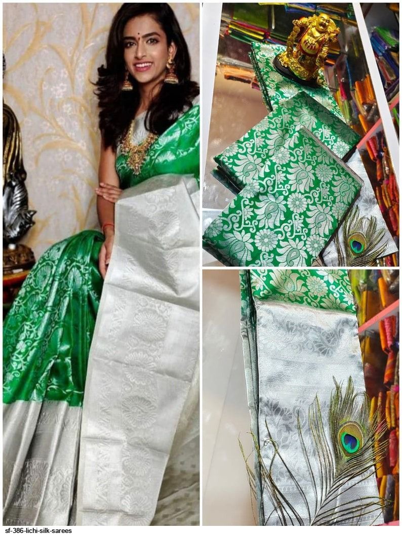 SF 386 LICHI SILK SAREES D