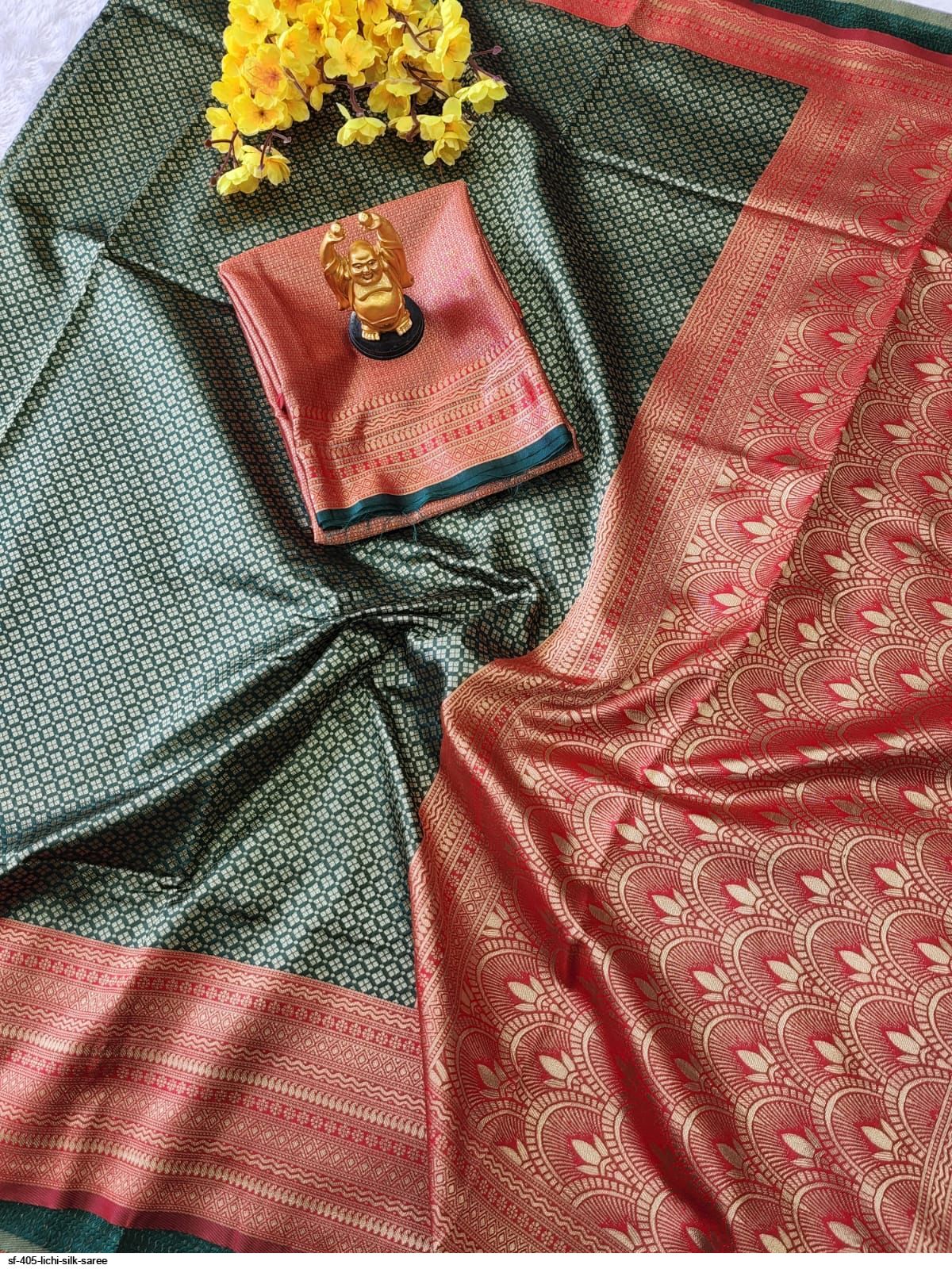 SF 405 LICHI SILK SAREE B