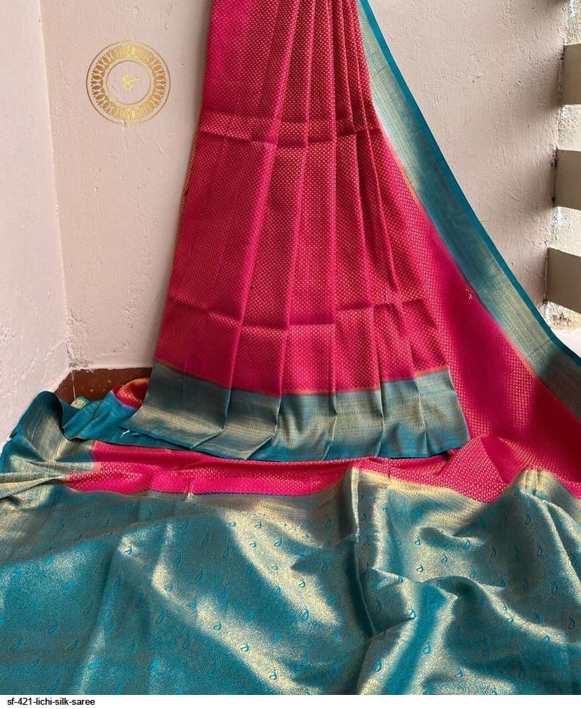 SF 421 LICHI SILK SAREE C