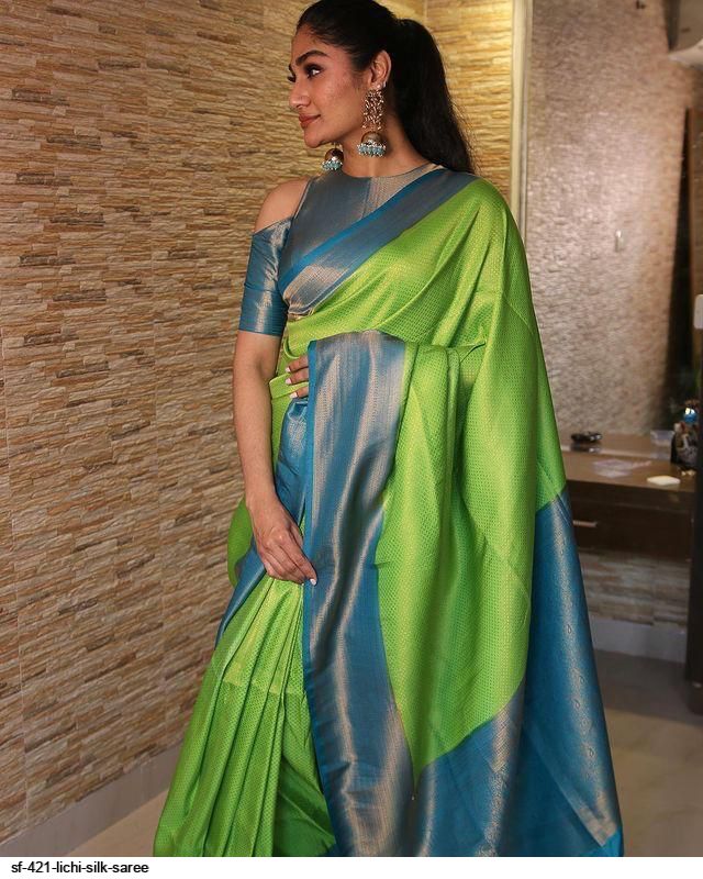 SF 421 LICHI SILK SAREE A