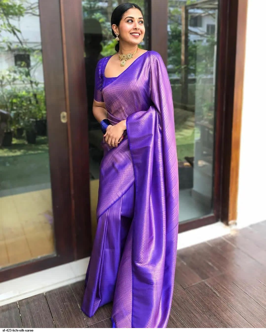 SF 423 LICHI SILK SAREE B