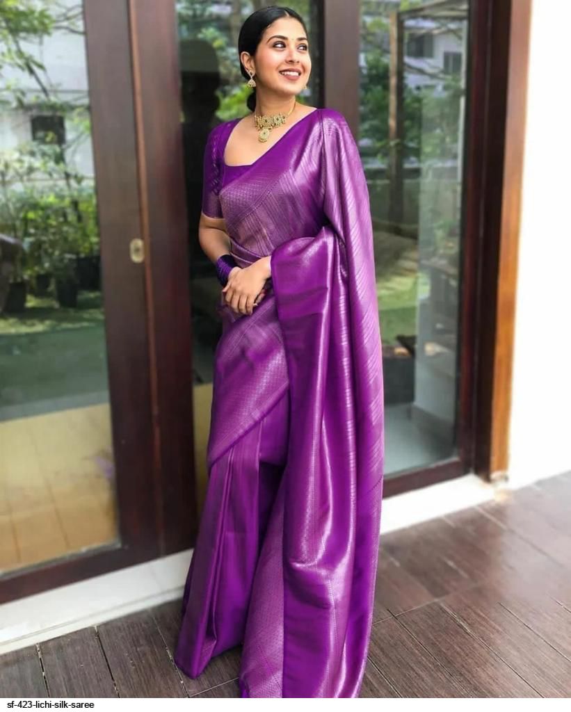 SF 423 LICHI SILK SAREE A