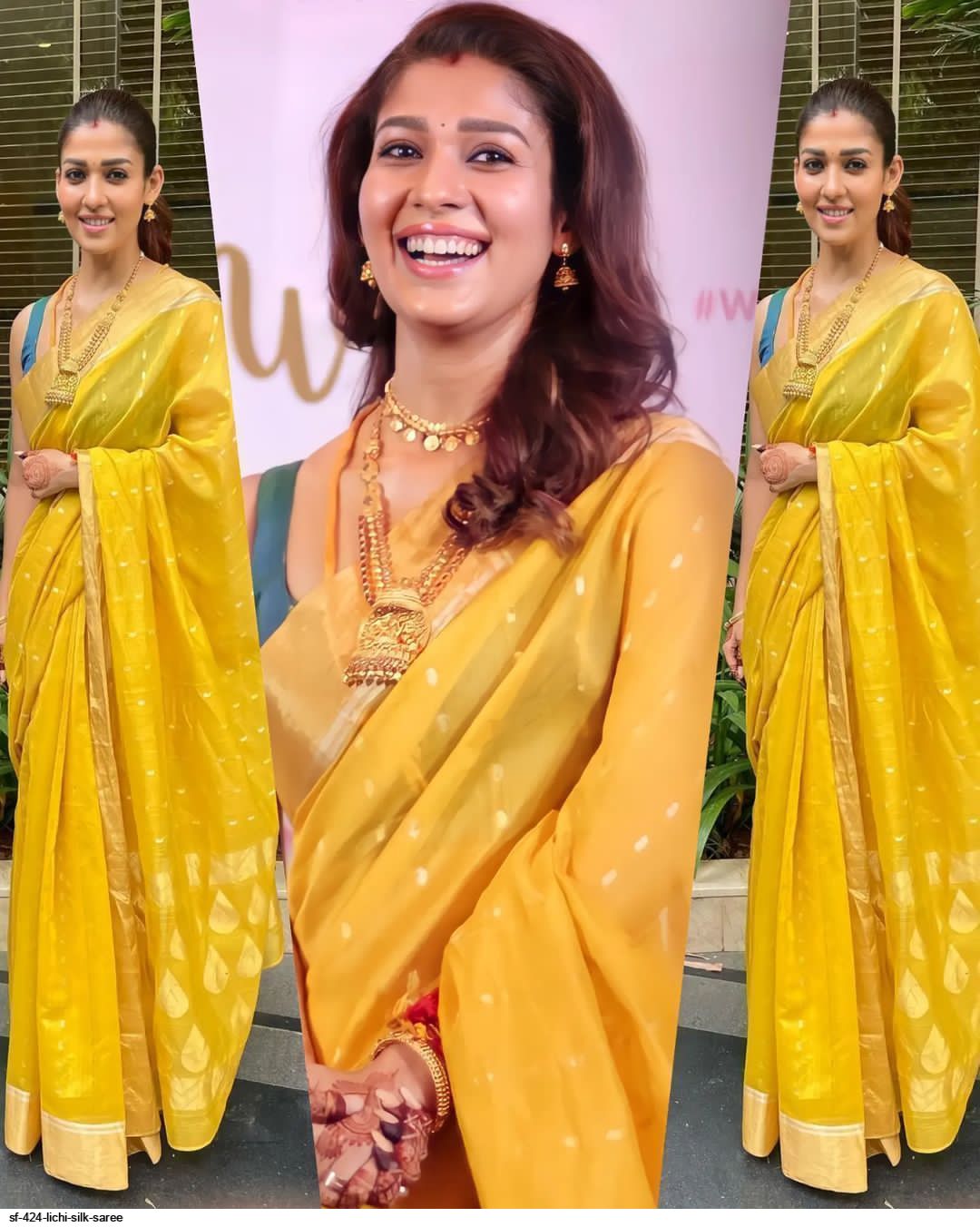 SF 424 LICHI SILK SAREE