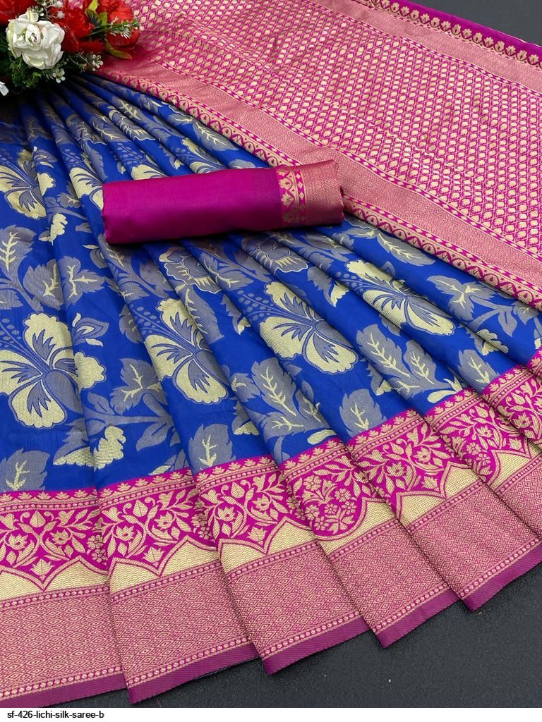 sf 426 LICHI SILK saree