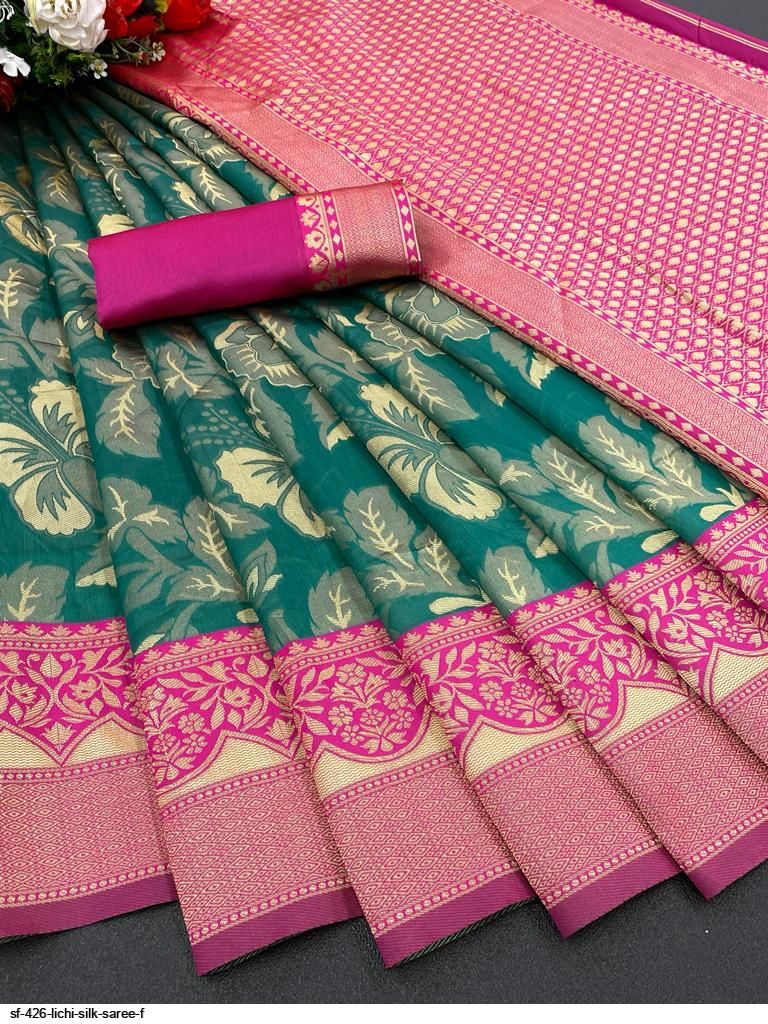sf 426 LICHI SILK saree