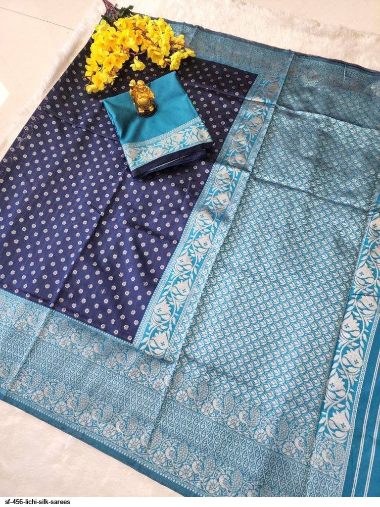 SF 456 LICHI SILK SAREES B