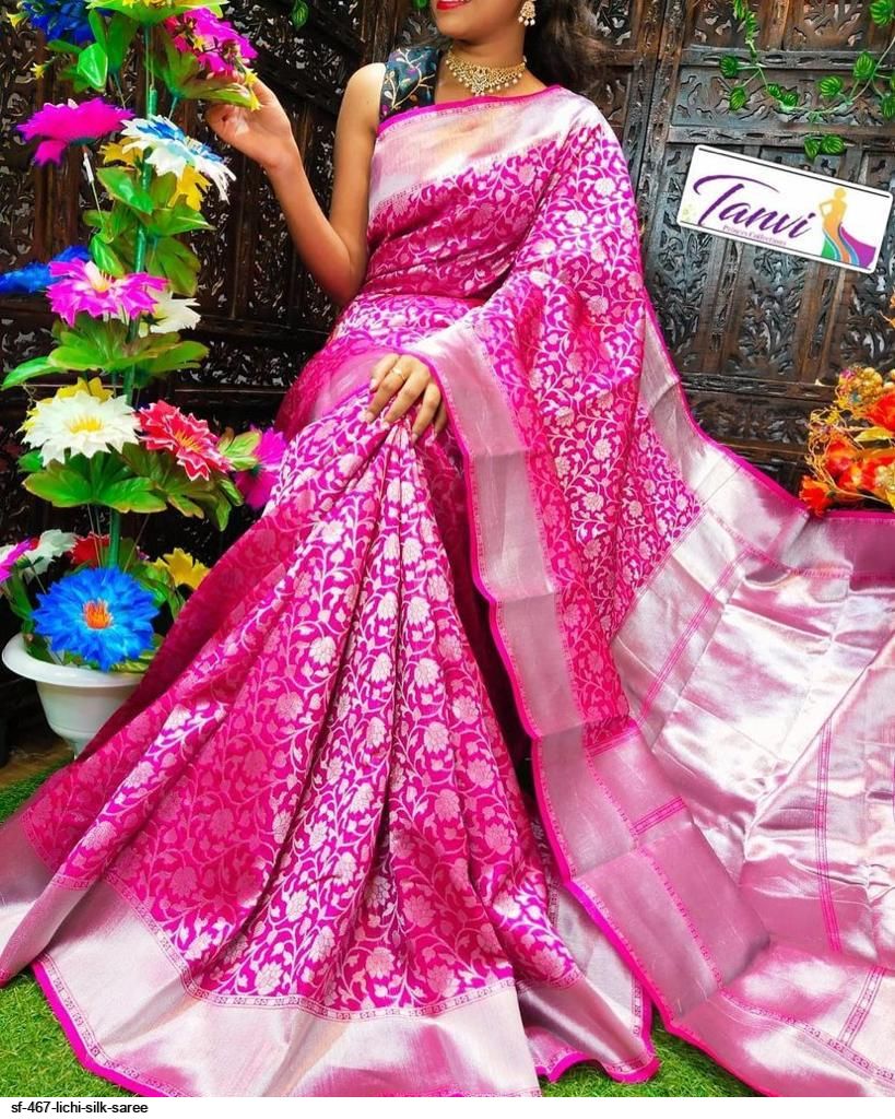 SF 467 LICHI SILK SAREE B