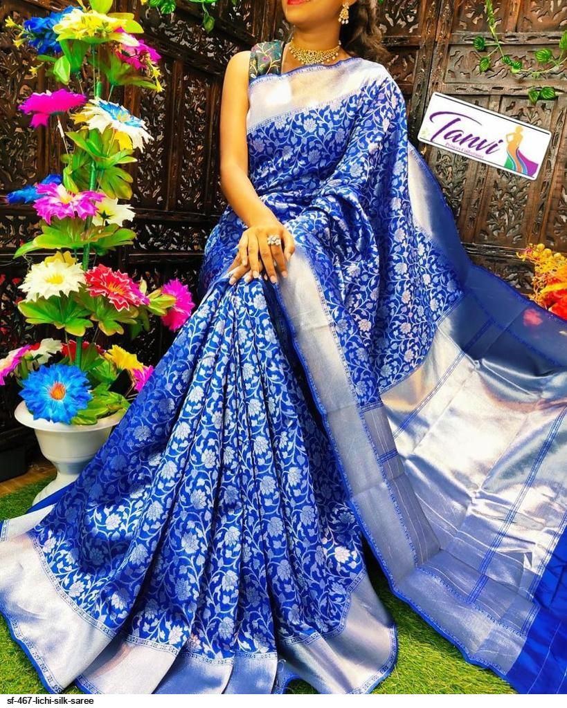 SF 467 LICHI SILK SAREE A