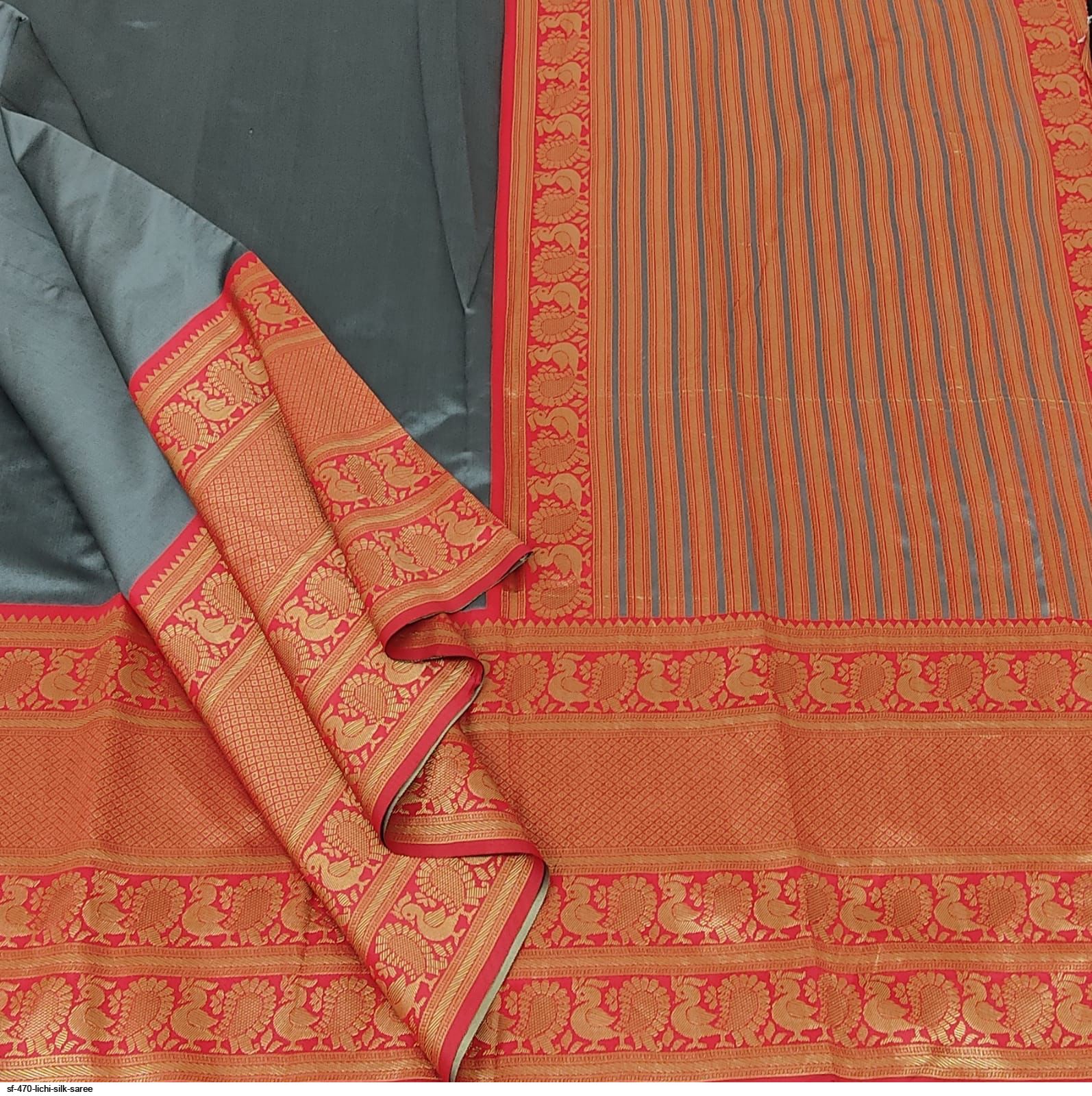 SF 470 LICHI SILK SAREE B
