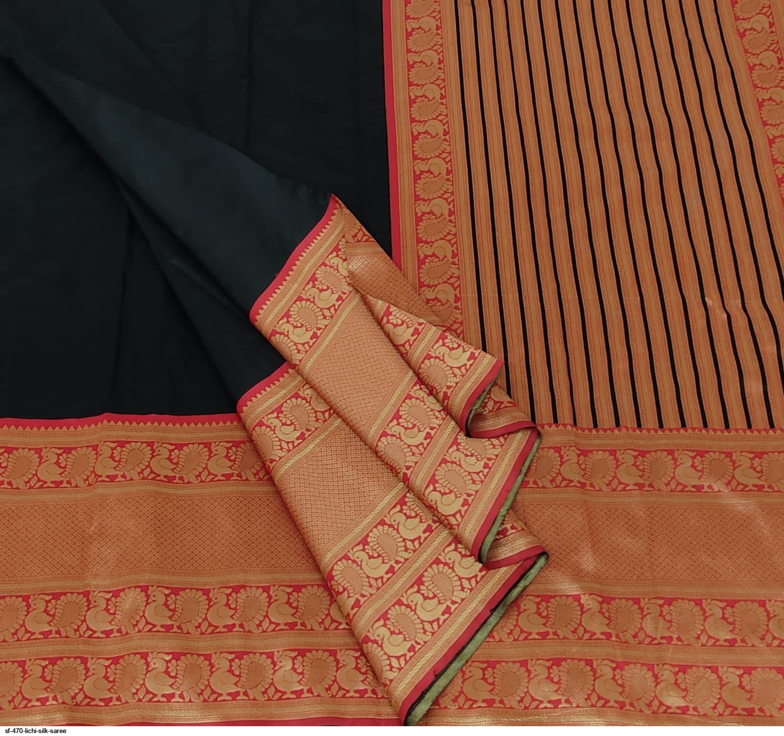 SF 470 LICHI SILK SAREE A