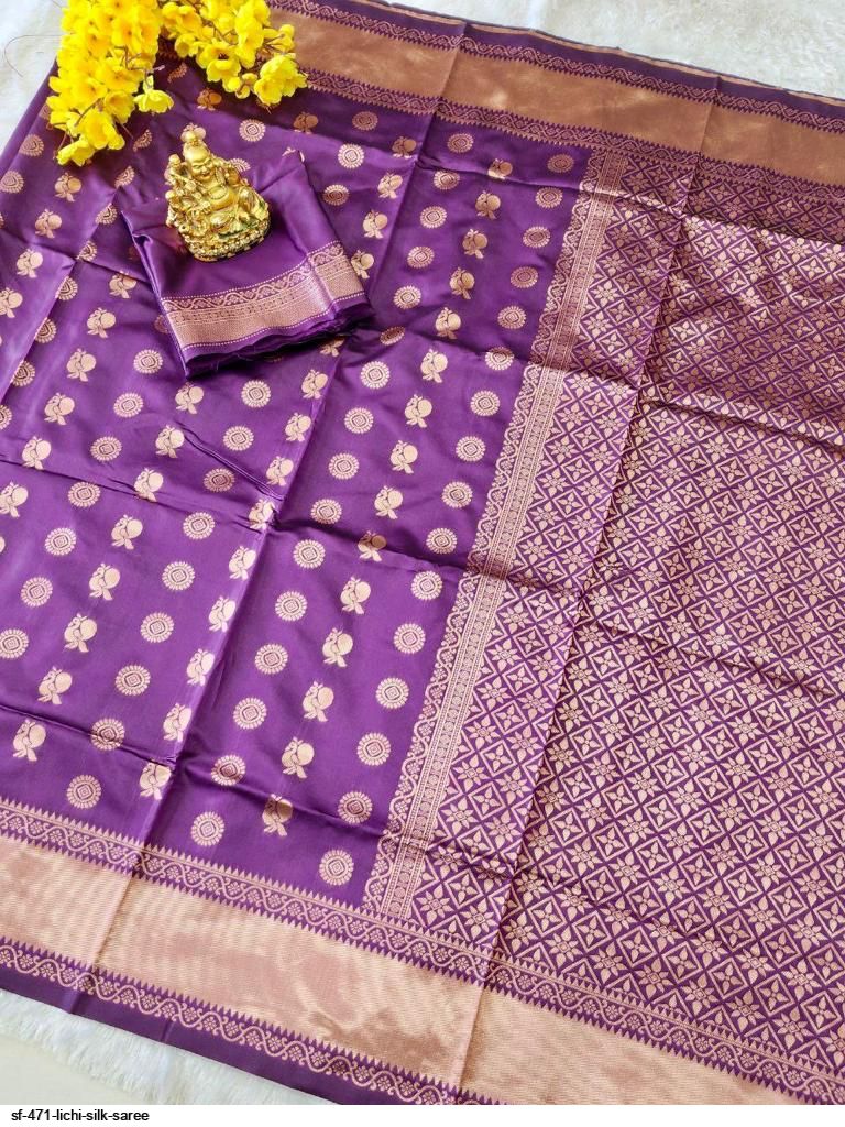 SF 471 LICHI SILK SAREE A