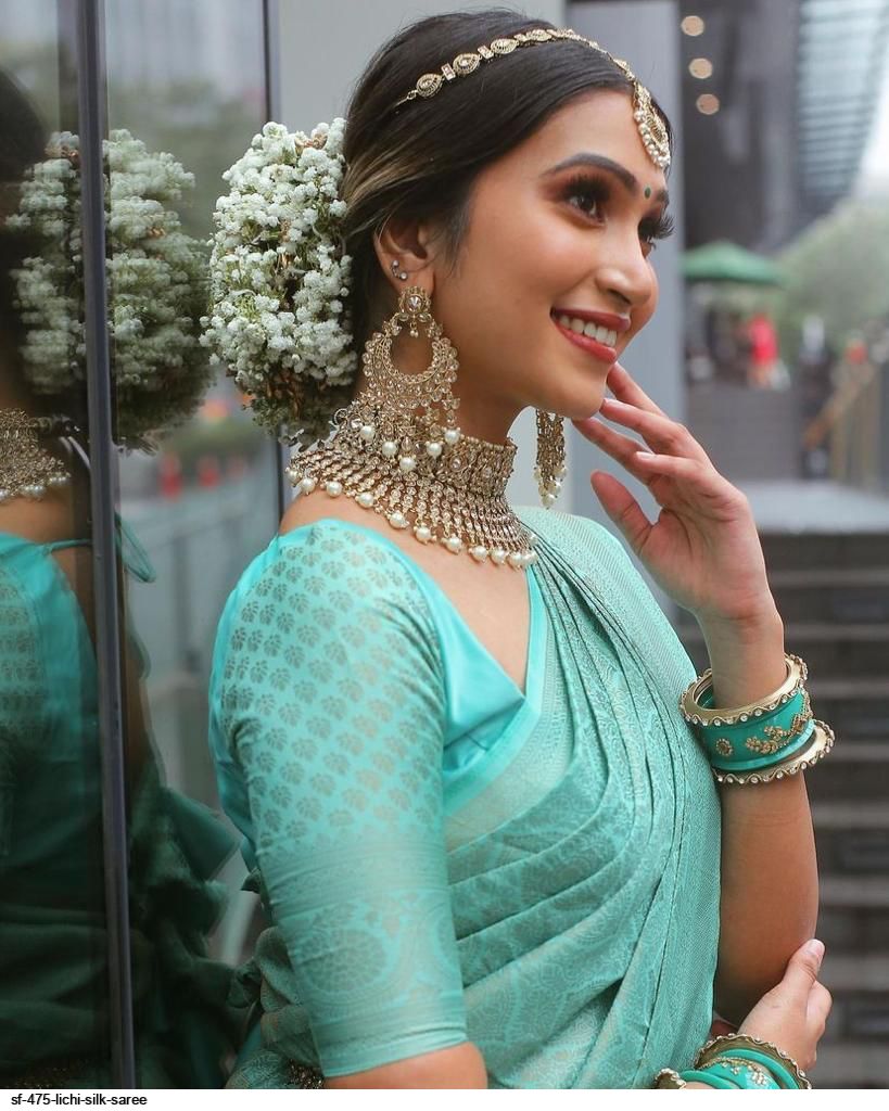 SF 475 LICHI SILK SAREE