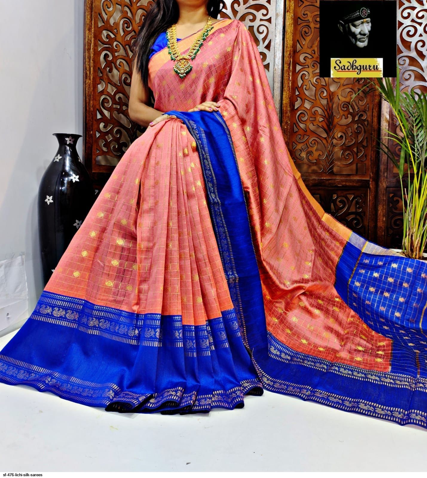 SF 476 LICHI SILK SAREES A