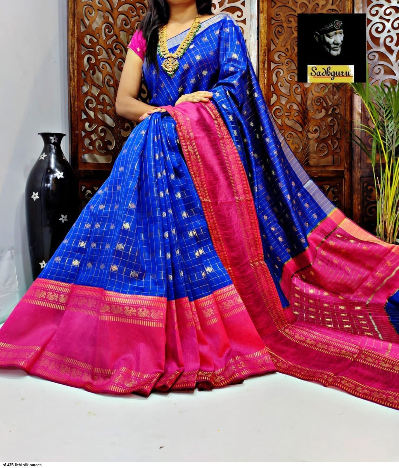 SF 476 LICHI SILK SAREES B