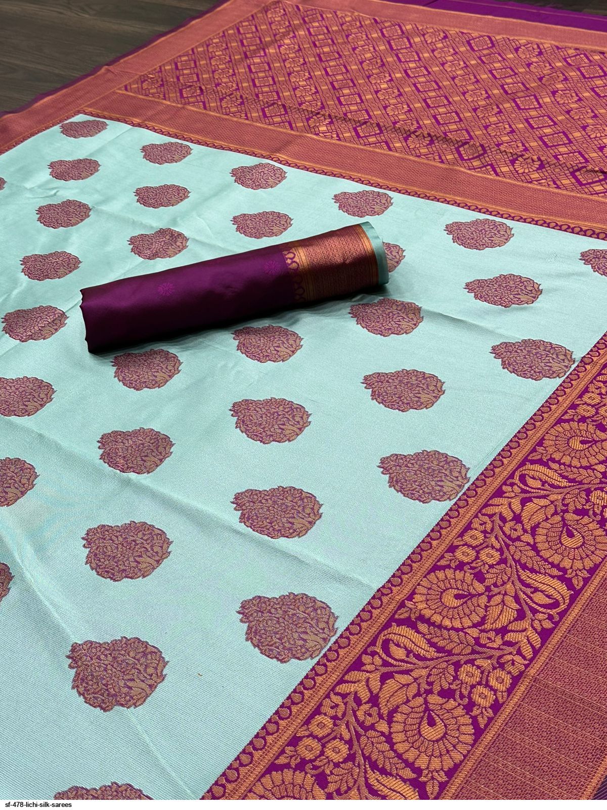 SF 478 LICHI SILK SAREES B