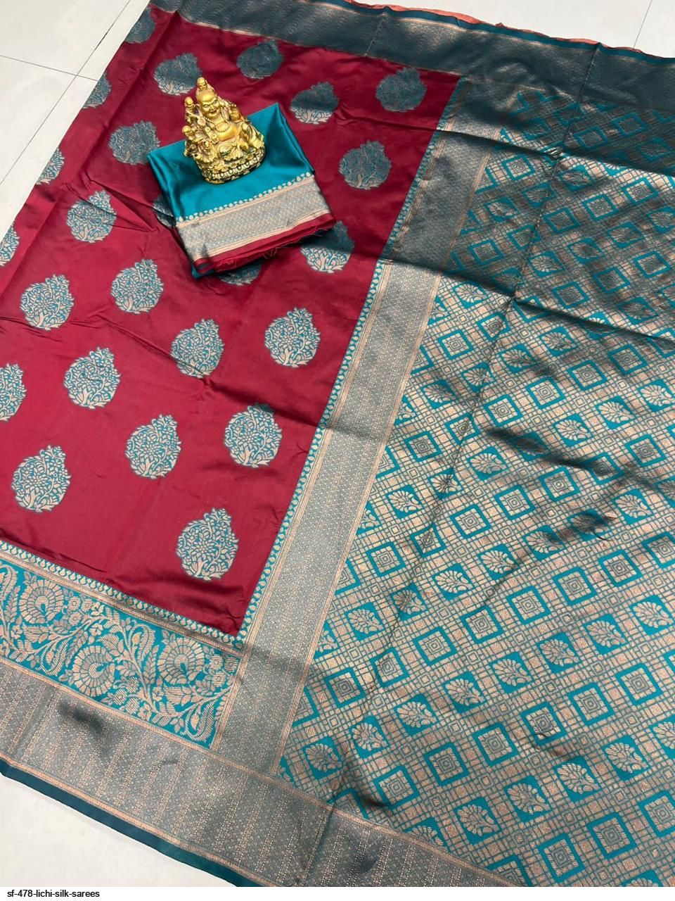 SF 478 LICHI SILK SAREES A