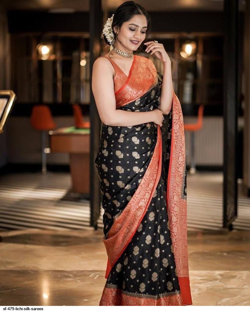 SF 479 LICHI SILK SAREES