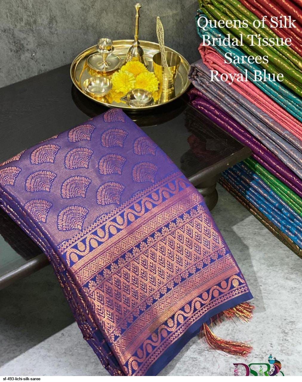 SF 493 LICHI SILK SAREE A