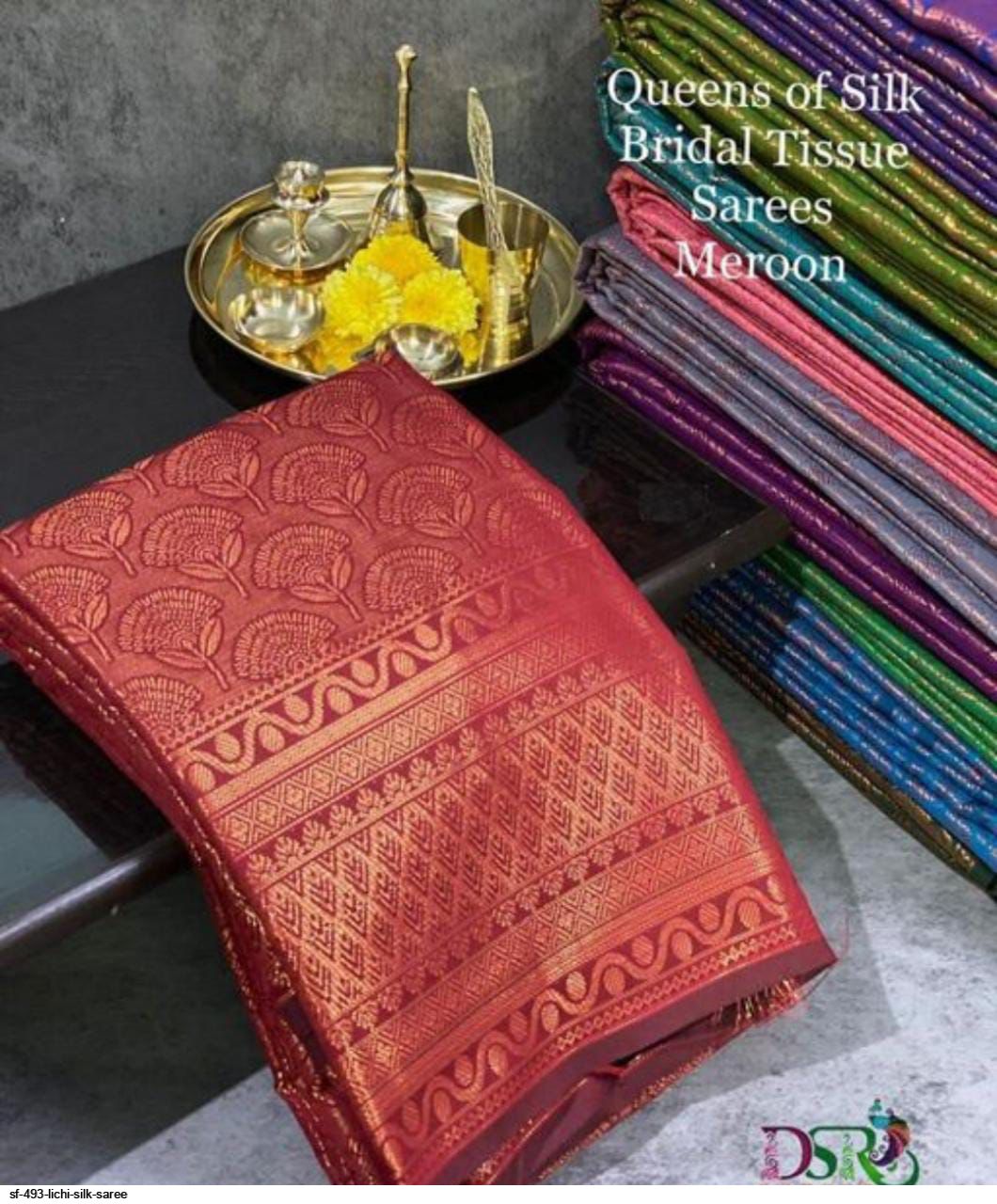 SF 493 LICHI SILK SAREE C