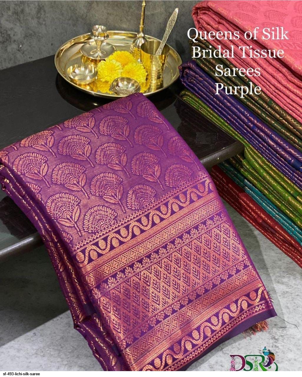 SF 493 LICHI SILK SAREE E