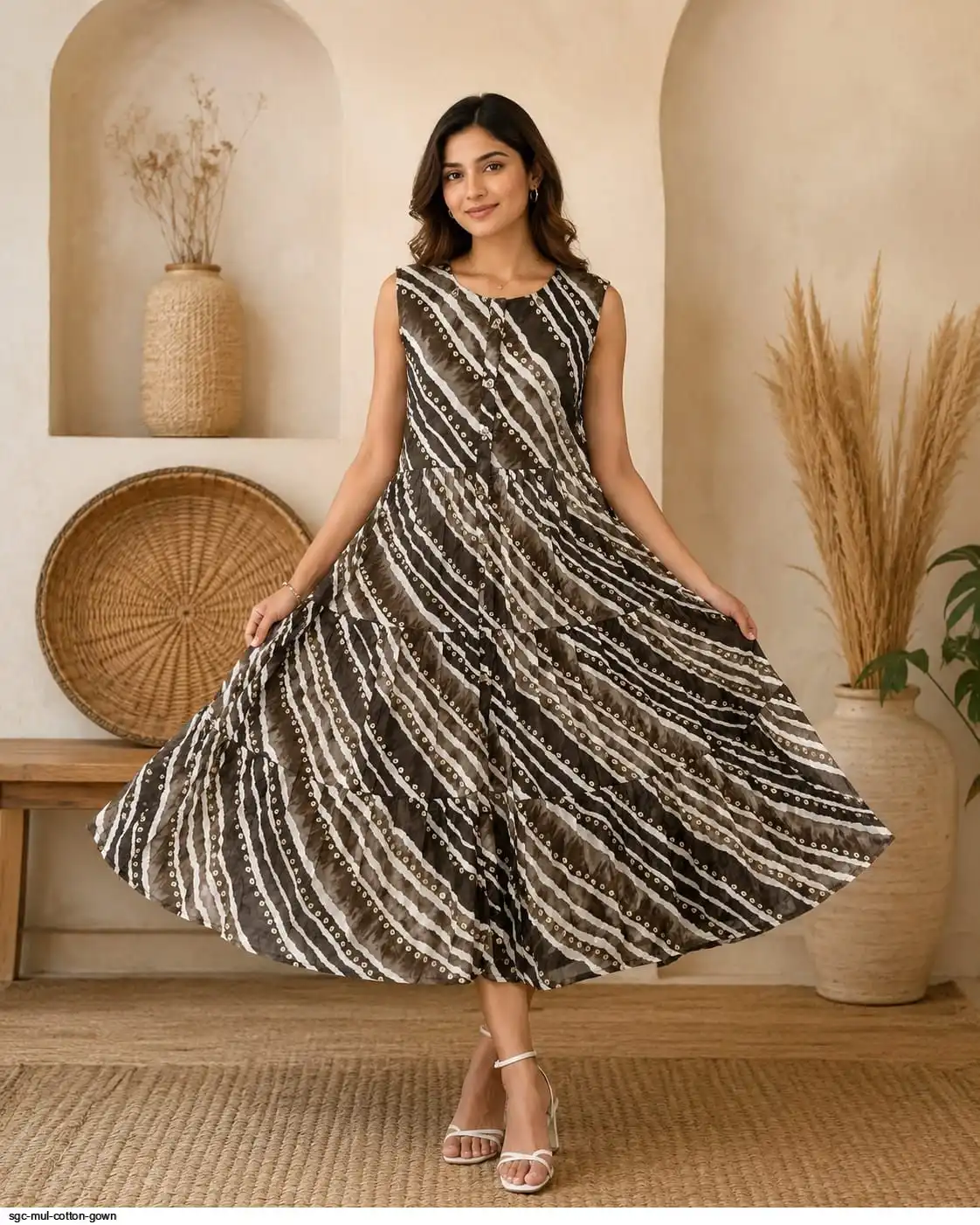 SGC MUL COTTON GOWN E