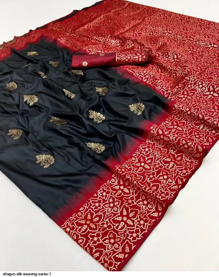 SHAGUN SILK WEAVING SAREE 1