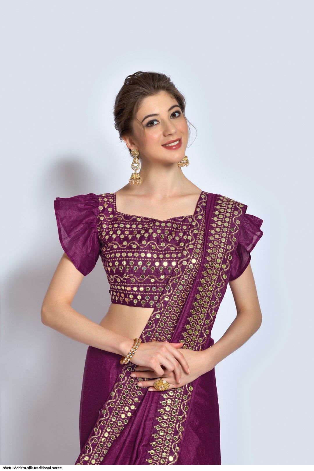 shetu Vichitra Silk traditional saree