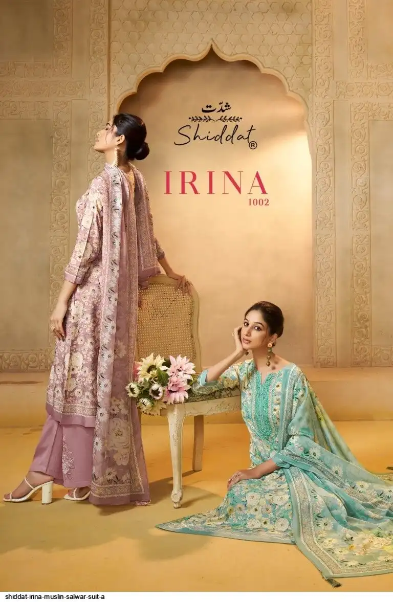 SHIDDAT IRINA MUSLIN SALWAR SUIT A
