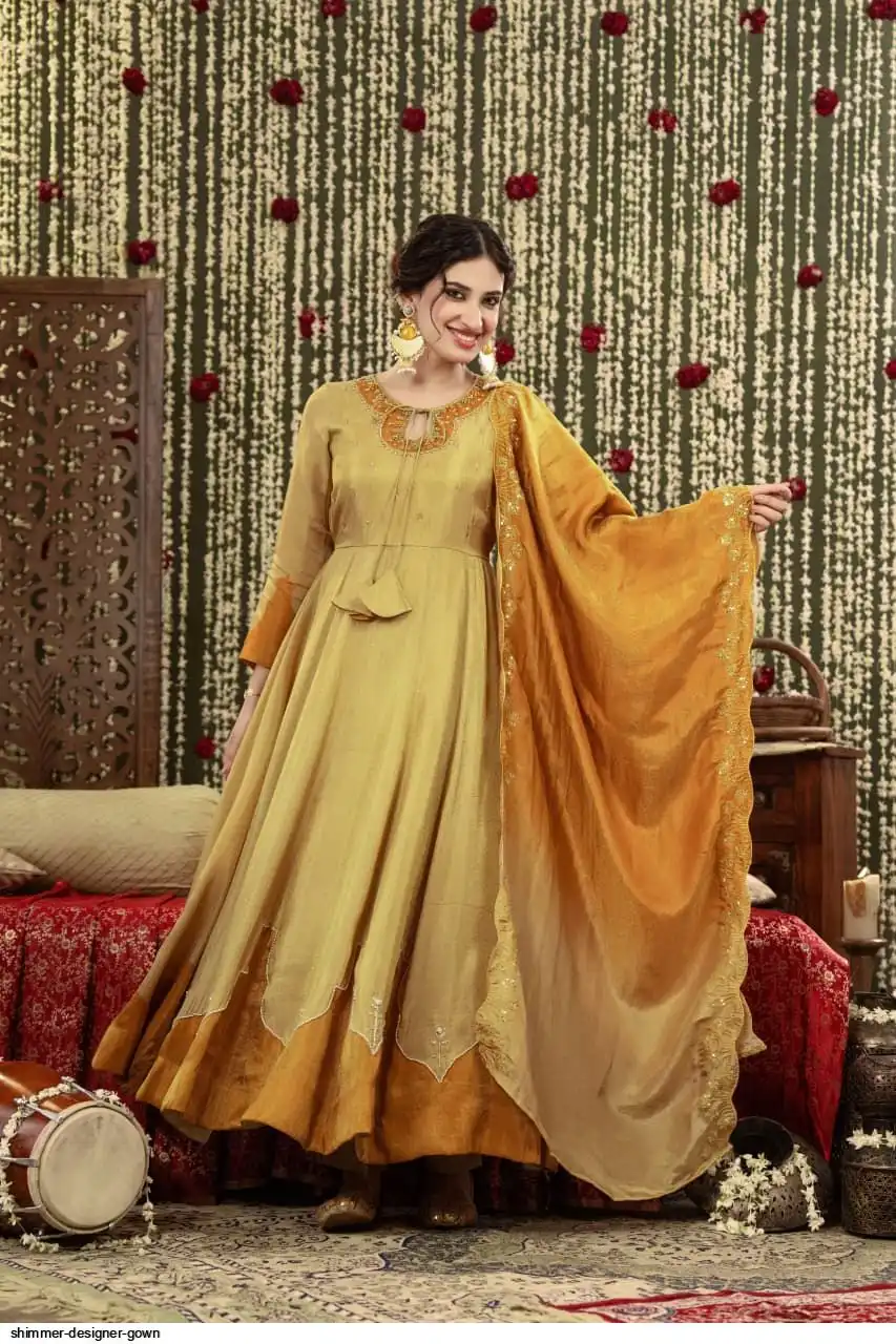 SHIMMER DESIGNER GOWN B